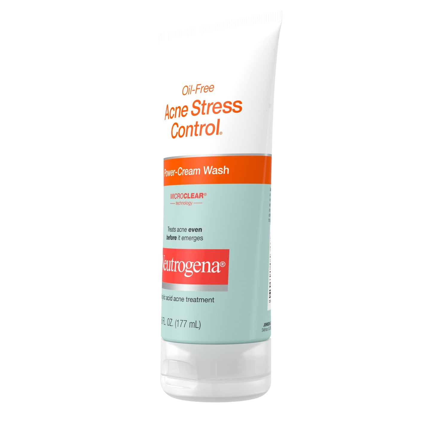 Neutrogena Oil-Free Acne Stress Control Power-Cream Face Wash 6 fl. oz