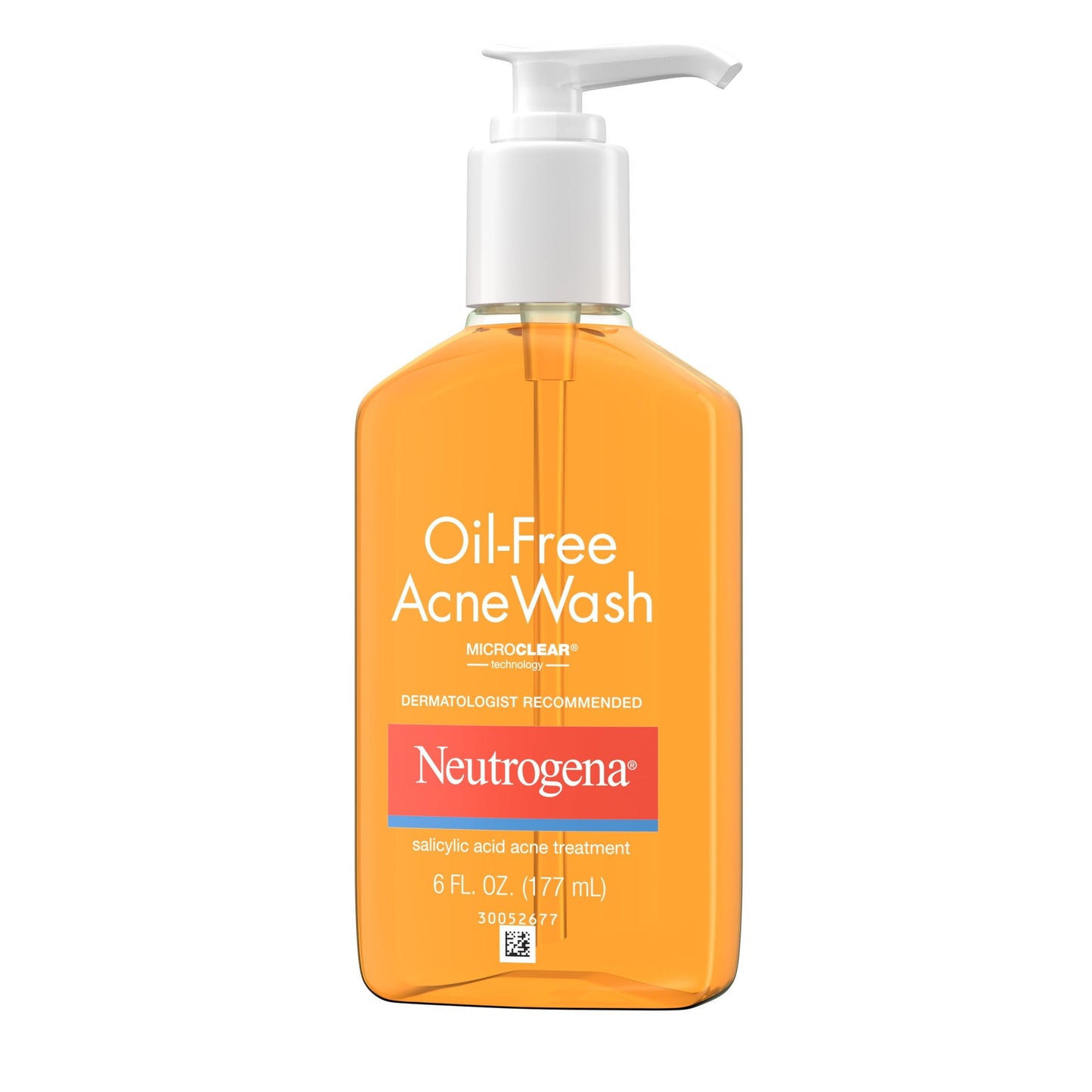 Neutrogena Oil-Free Salicylic Acid Acne Fighting Face Wash, 6 fl. oz