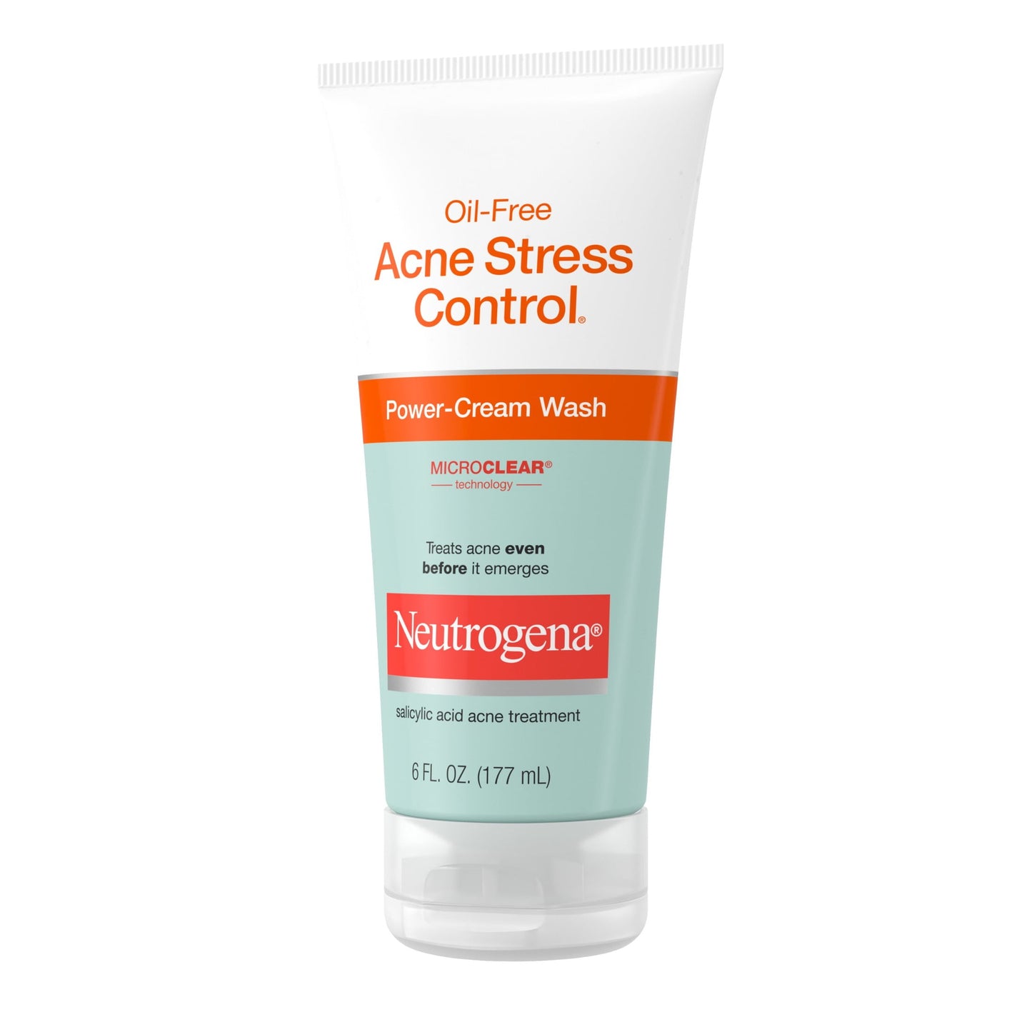 Neutrogena Oil-Free Acne Stress Control Power-Cream Face Wash 6 fl. oz