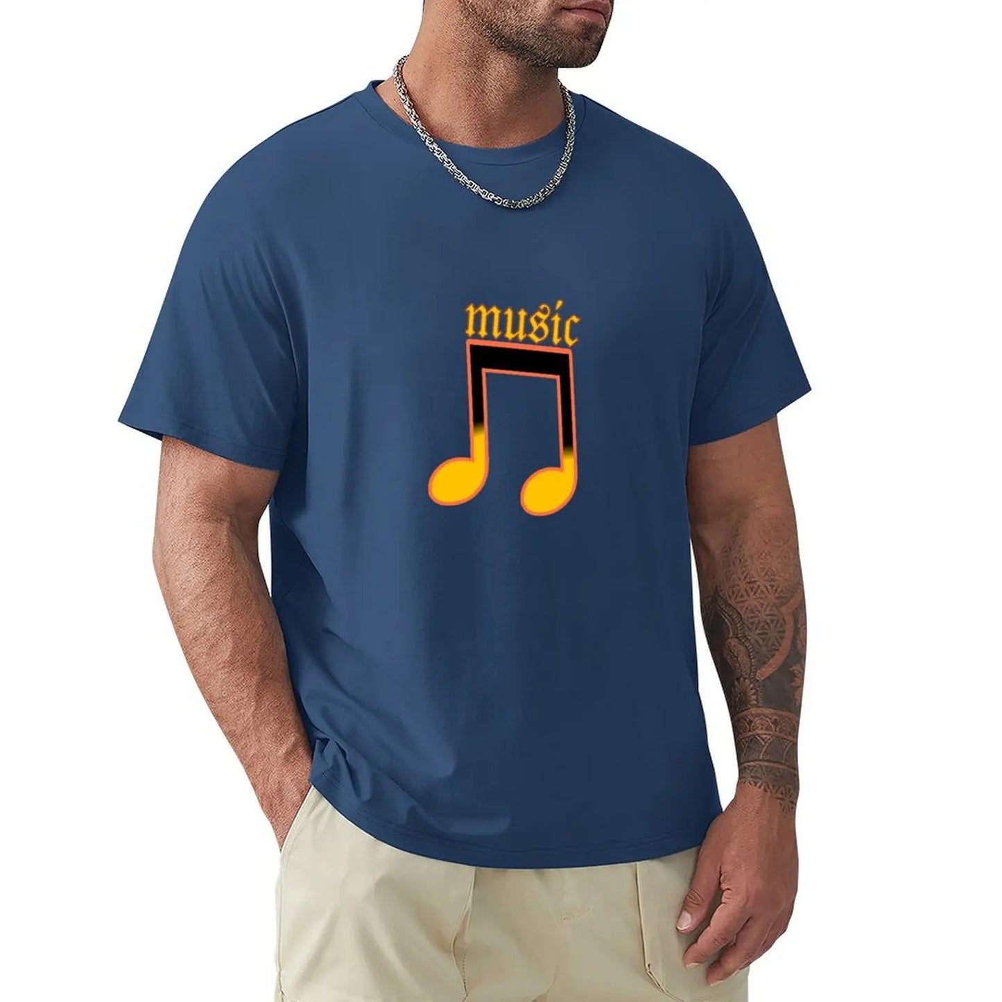 Music t-shert T-shirt heavyweights Short sleeve tee mens graphic t-shirts