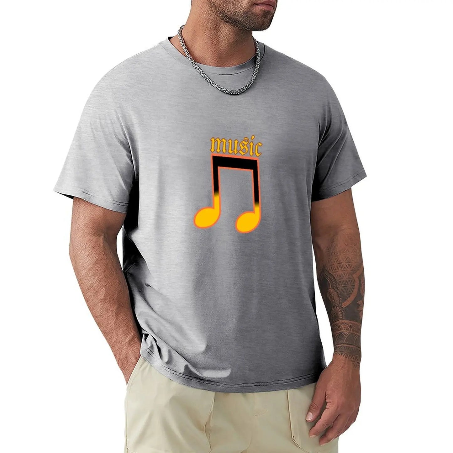 Music t-shert T-shirt heavyweights Short sleeve tee mens graphic t-shirts