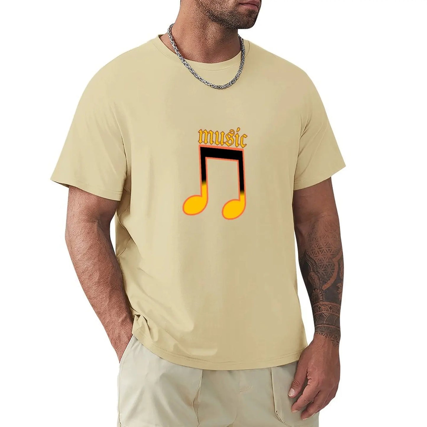 Music t-shert T-shirt heavyweights Short sleeve tee mens graphic t-shirts