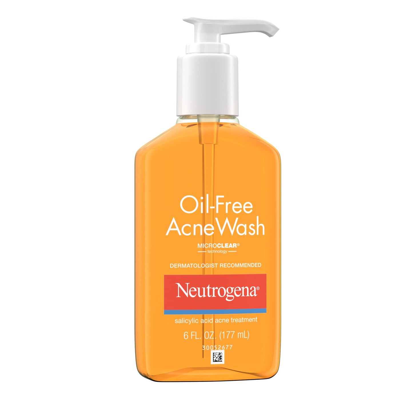 Neutrogena Oil-Free Salicylic Acid Acne Fighting Face Wash, 6 fl. oz