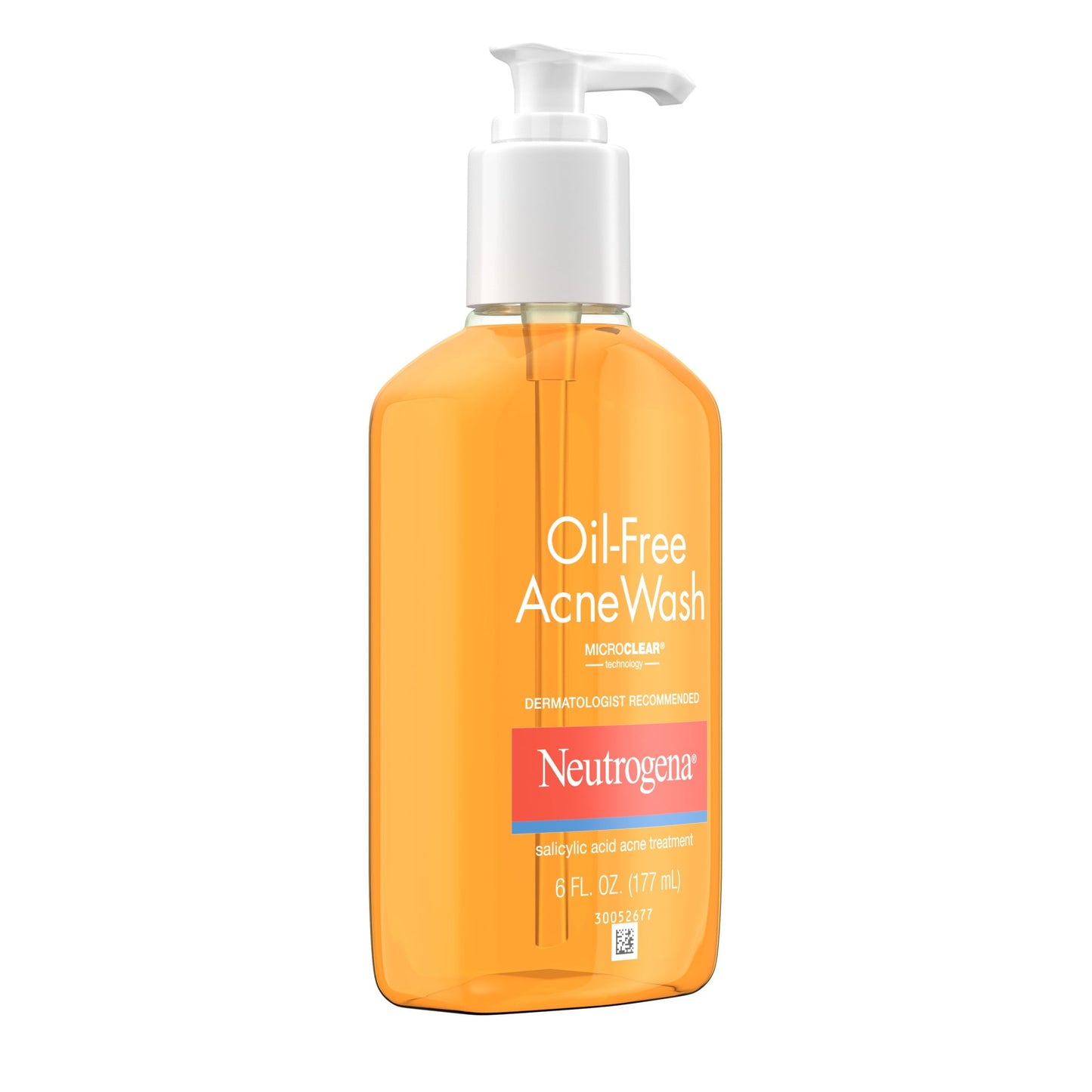 Neutrogena Oil-Free Salicylic Acid Acne Fighting Face Wash, 6 fl. oz