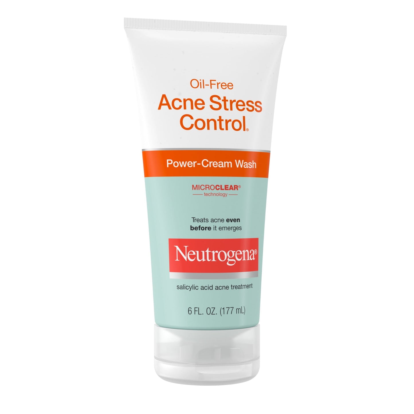 Neutrogena Oil-Free Acne Stress Control Power-Cream Face Wash 6 fl. oz